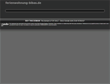 Tablet Screenshot of ferienwohnung-bibas.de